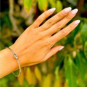 COPY - 925 Silver Bangle This Planted 4 Bamboos